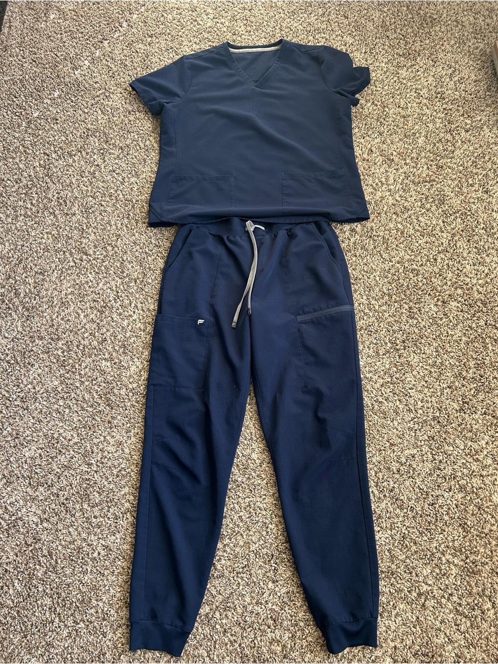 Fila Navy Blue Scrub Set
